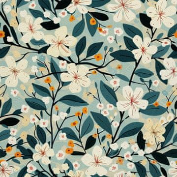VANJSKI DEKOSTOFFE OXFORD - Motiv Frühling I DX7482