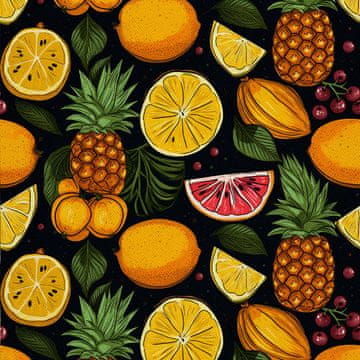 VANJSKI DEKOSTOFFE OXFORD - Motiv Obst | DX6525