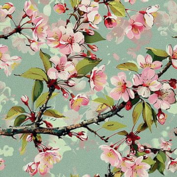 VANJSKI DEKOSTOFFE OXFORD - Motiv Frühling I DX7425