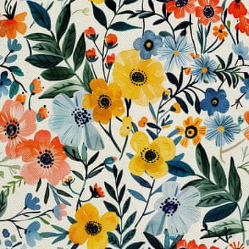 VANJSKI DEKOSTOFFE OXFORD - Motiv Frühling I DX7493