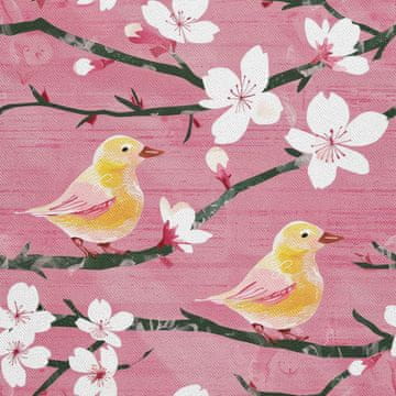 VANJSKI DEKOSTOFFE OXFORD - Motiv Frühling I DX7650