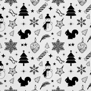 VANJSKI DEKOSTOFFE OXFORD - Motiv Weihnachtsferien | DX1863