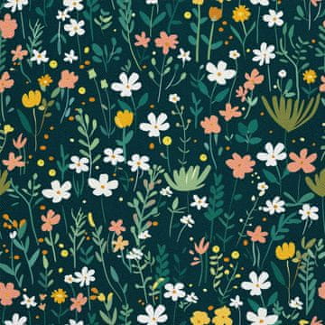 VANJSKI DEKOSTOFFE OXFORD - Motiv Frühling I DX7470