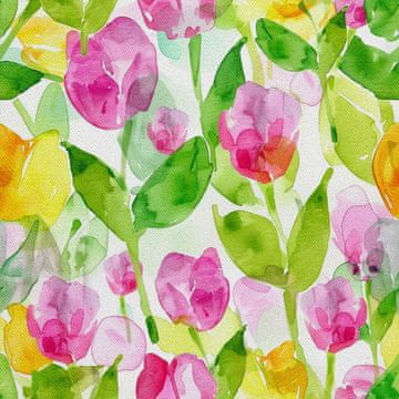 VANJSKI DEKOSTOFFE OXFORD - Motiv Frühling I DX7515
