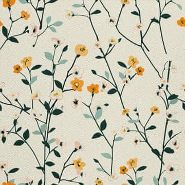 VANJSKI DEKOSTOFFE OXFORD - Motiv Frühling I DX7559