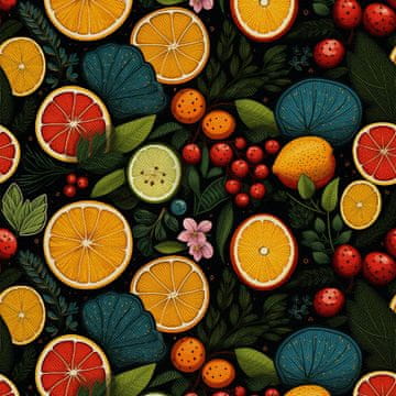VANJSKI DEKOSTOFFE OXFORD - Motiv Obst | DX6854