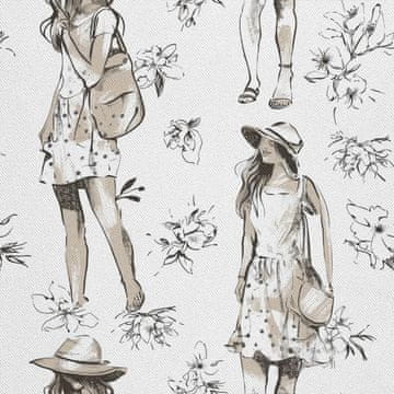 VANJSKI DEKOSTOFFE OXFORD - Motiv Femini | DX10132