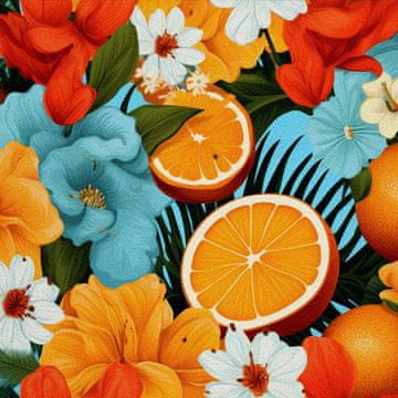 VANJSKI DEKOSTOFFE OXFORD - Motiv Obst | DX6496