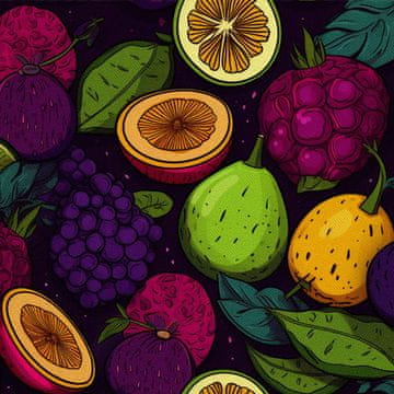 VANJSKI DEKOSTOFFE OXFORD - Motiv Obst | DX6322