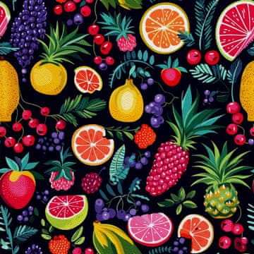 VANJSKI DEKOSTOFFE OXFORD - Motiv Obst | DX6404
