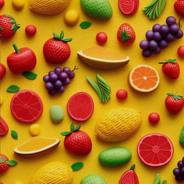 VANJSKI DEKOSTOFFE OXFORD - Motiv Obst | DX6263