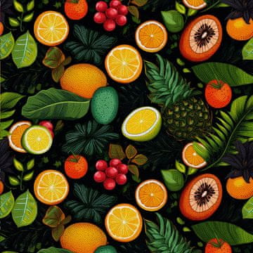 VANJSKI DEKOSTOFFE OXFORD - Motiv Obst | DX6405