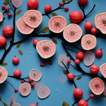 VANJSKI DEKOSTOFFE OXFORD - Motiv Obst | DX6225