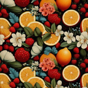 VANJSKI DEKOSTOFFE OXFORD - Motiv Obst | DX6364