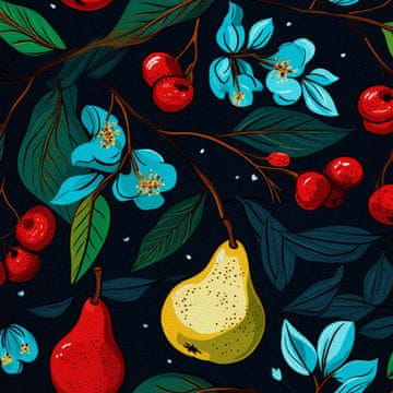 VANJSKI DEKOSTOFFE OXFORD - Motiv Obst | DX6408