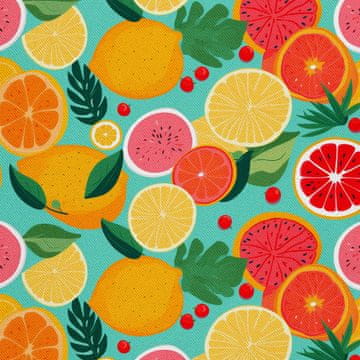 VANJSKI DEKOSTOFFE OXFORD - Motiv Obst | DX6268