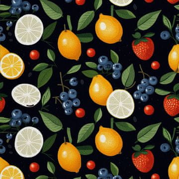 VANJSKI DEKOSTOFFE OXFORD - Motiv Obst | DX6793