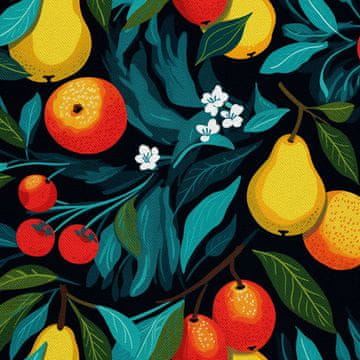 VANJSKI DEKOSTOFFE OXFORD - Motiv Obst | DX6345