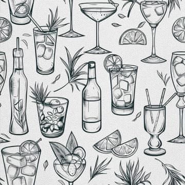 OUTDOOR DEKOSTOFFE OXFORD - Motiv Cocktail | DX8476