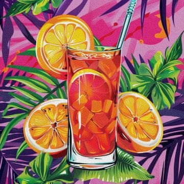 OUTDOOR DEKOSTOFFE OXFORD - Motiv Cocktail | DX8333
