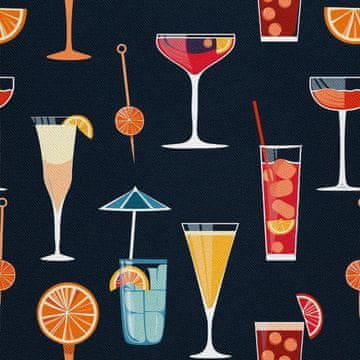OUTDOOR DEKOSTOFFE OXFORD - Motiv Cocktail | DX8545