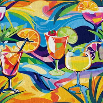 VANJSKI DEKOSTOFFE OXFORD - Motiv Cocktail | DX8344