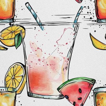VANJSKI DEKOSTOFFE OXFORD - Motiv Cocktail | DX8456