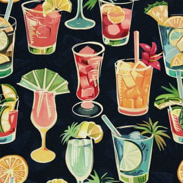 OUTDOOR DEKOSTOFFE OXFORD - Motiv Cocktail | DX8357