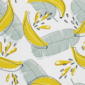 VANJSKI DEKOSTOFFE OXFORD - Motiv Bananen I DX159