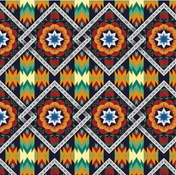 OUTDOOR DEKSTOFFE OXFORD mit Motiv Indian I DR007