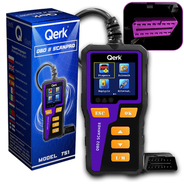 OBD2 dijagnostičko sučelje T51 OBD TESTER POLISH MENI ZASLON U BOJI