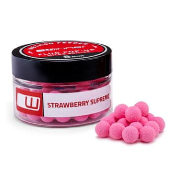 Method/Feeder Fluo Pop-Up Micro Boilies 8mm/20g Strawberry Supreme