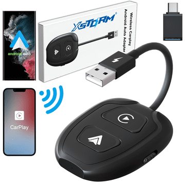 ST 2 u 1 BEŽIČNI ANDROID AUTO I CARPLAY iPhone WIFI BT ADAPTER