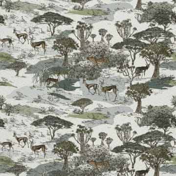 VANJSKI DEKOSTOFFE OXFORD - Motiv Tiere und Winter I DX705