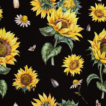 VANJSKI DEKOSTOFFE OXFORD - Motiv Sonnenblumen 2 I DX672