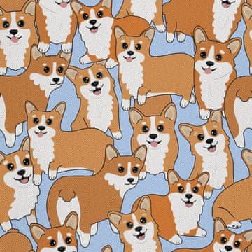 VANJSKI DEKOSTOFFE OXFORD - Motiv Hunde I DX334