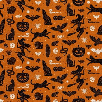 VANJSKI DEKOSTOFFE OXFORD - Motiv Halloweennacht