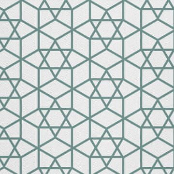 VANJSKI DEKOSTOFFE OXFORD - Motiv Geometrisches Maschenmuster 1