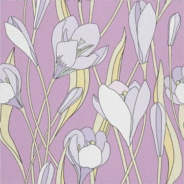 VANJSKI DEKOSTOFFE OXFORD - Motiv Krokus