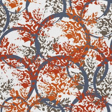 VANJSKI DEKOSTOFFE OXFORD - Motiv Herbstblatt Druck