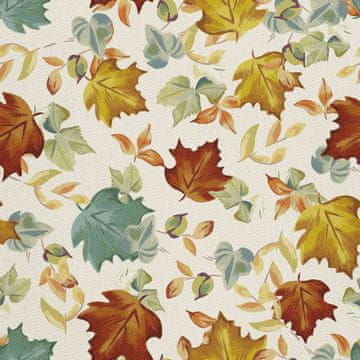 VANJSKI DEKOSTOFFE OXFORD - Motiv gemalte Herbstblätter