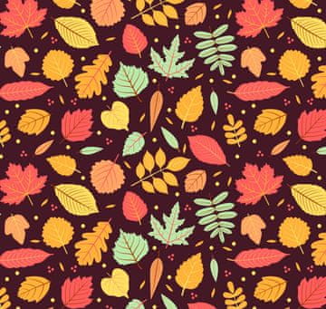 VANJSKI DEKOSTOFFE OXFORD - Motiv rebele Herbstblätter I DR143