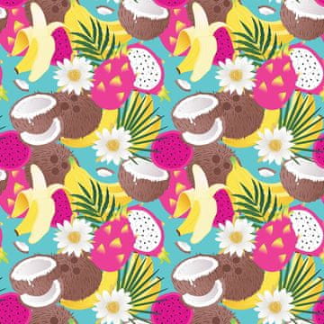 VANJSKI DEKOSTOFFE OXFORD - Motiv exotische Früchte I DR241