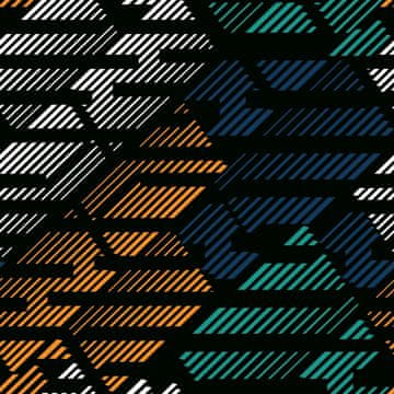 VANJSKI DEKOSTOFFE OXFORD - Motiv geometrisches Muster - Ziegel I DR217
