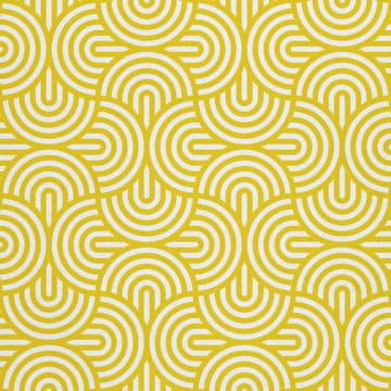 VANJSKI DEKOSTOFFE OXFORD - Motiv geometrisch gelb