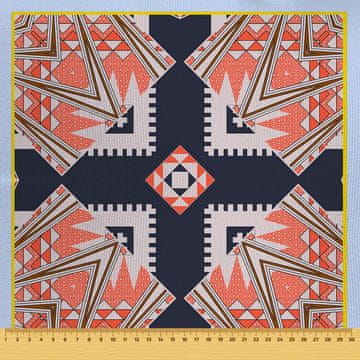 VANJSKI DEKOSTOFFE OXFORD - Motiv orientalische Fliesen I DR060