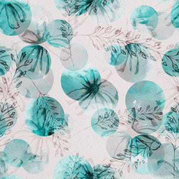 OUTDOOR DEKOSTOFFE OXFORD - Motiv Abstraction Blumen