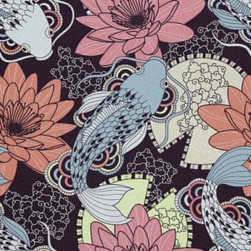 VANJSKI DEKOSTOFFE OXFORD - Motiv Wels und Lotus