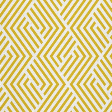 VANJSKI DEKOSTOFFE OXFORD - Motiv geometrisch mit gelben Streifen