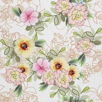 VANJSKI DEKOSTOFFE OXFORD - Motiv Blumen 8